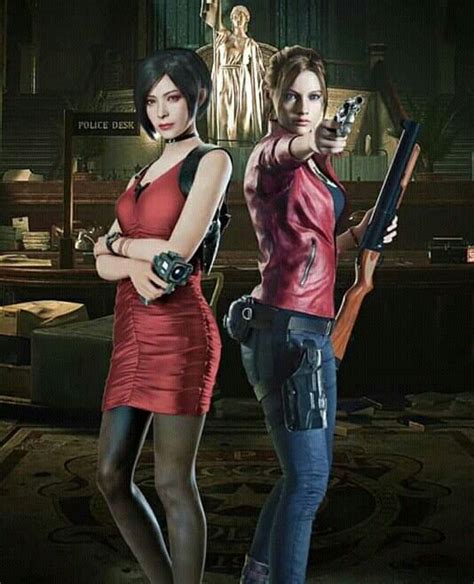 Claire And Ada Re2r Resident Evil Girl Resident Evil Resident Evil