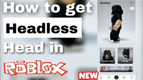 Roblox How To Get Headless Head In Roblox 2023 Youtube