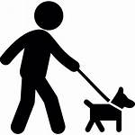 Icon Dog Human Walking Icons Flaticon Freepik