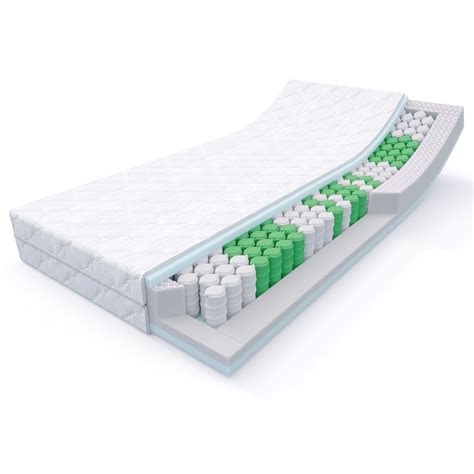 Mss® noppenauflage mit versteppten bezug. MSS® 7 Zonen Taschenfederkern Matratze Deluxe | Matratzen ...