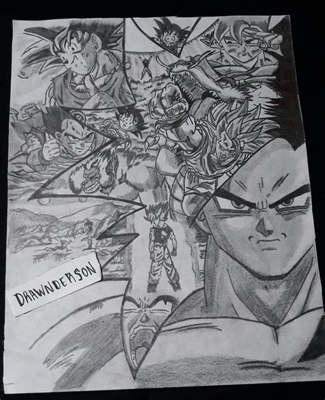 Ideas De Goku Dibujo A Lapiz En Goku Dibujo A Lapiz Dibujo De Goku Personajes De