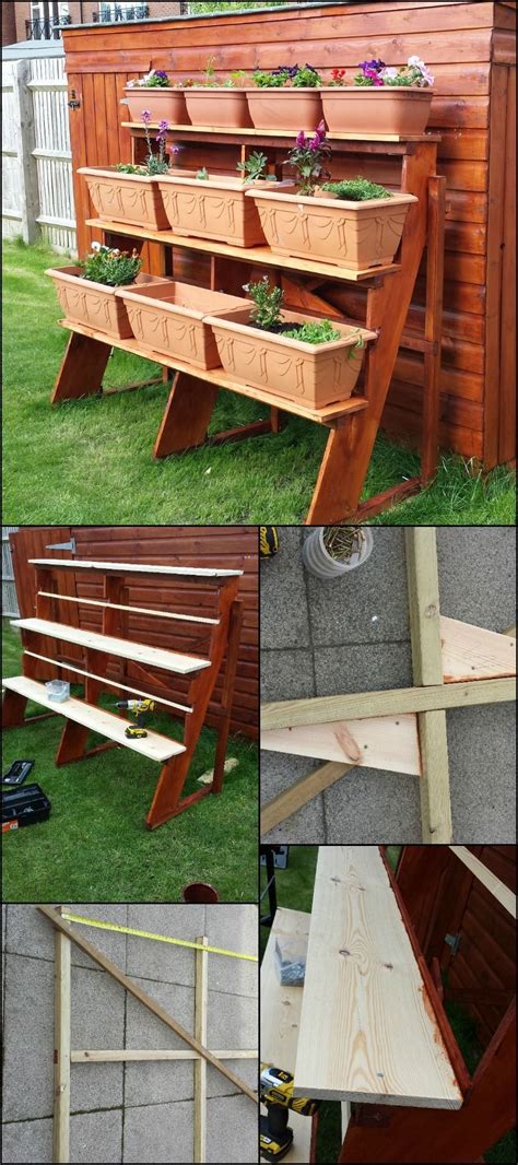 Save Space By Building Your Own Stepped Planter Diy Projects For