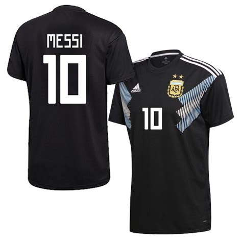 10 Lionel Messi Barcelona Away Youth Jersey Black