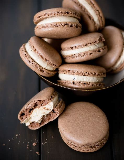 Chocolate Macarons With Coffee Buttercream Best Macaron Recipe