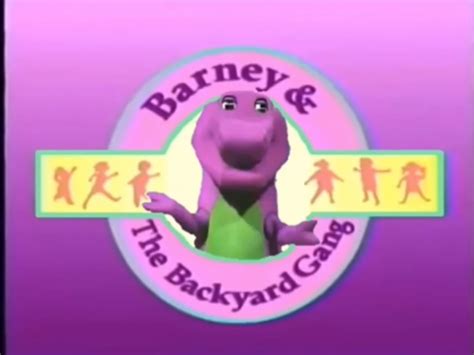 Barney And The Backyard Gang Logo 1990 1991 By Papervhs99 On Deviantart