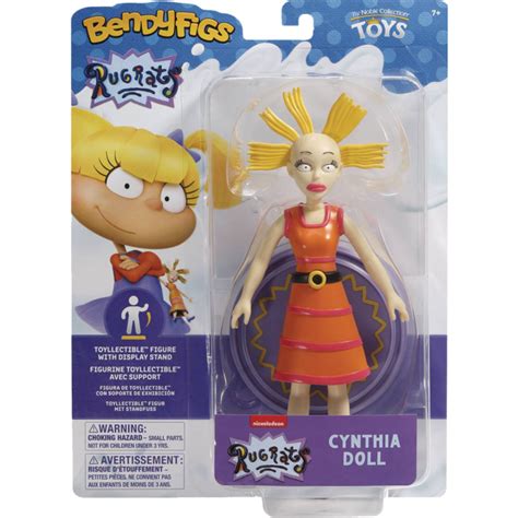 rugrats cynthia doll bendyfigs 7 action figure by the noble collection popcultcha