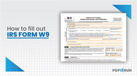 How To Fill Out Form W 9 Online Or Request For Taxpayer Id Number