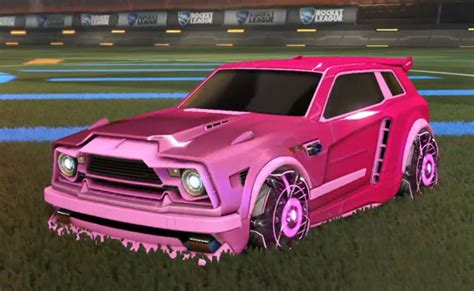 Rocket League Pink Fennec Design With Pink Mainframe And Pink Raijin