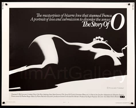 The Story Of O Lhistoire Do Movie Poster Half Sheet 22x28