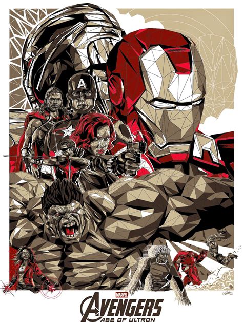 The Geeky Nerfherder Cool Art Avengers Age Of Ultron By Simon Delart