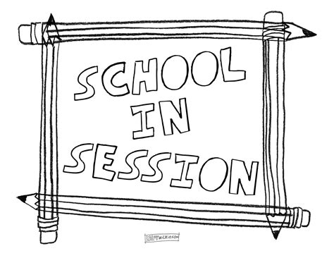 Download This School In Session Coloring Page Poster Motivational