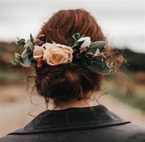 Hallie Flower Hair Comb By Gypsy Rose Vintage Notonthehighstreet Com