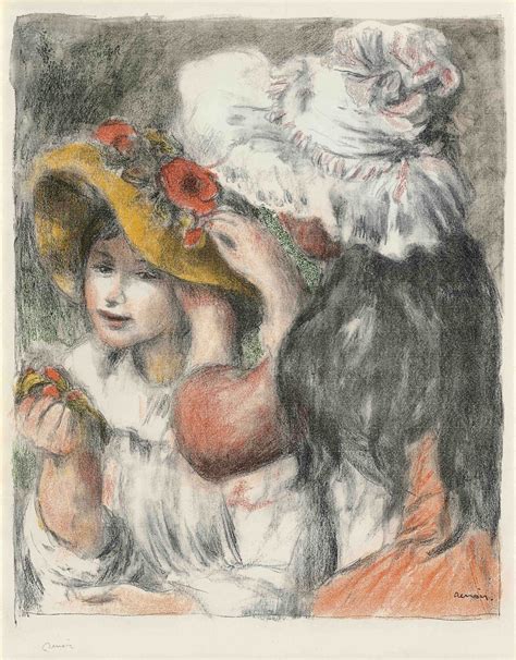 Pierre Auguste Renoir 1841 1919 Le Chapeau épinglé 2e Planche