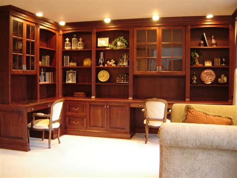 Custom Home Office Cabinetry In Cherry By Odhner And Odhner Fine