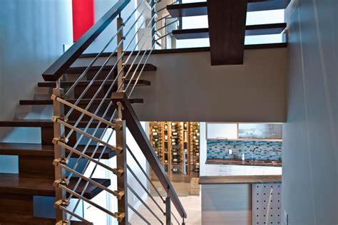 Stainless steel railing composed of: Stainless Steel Railing System | Artistic Stairs Canada