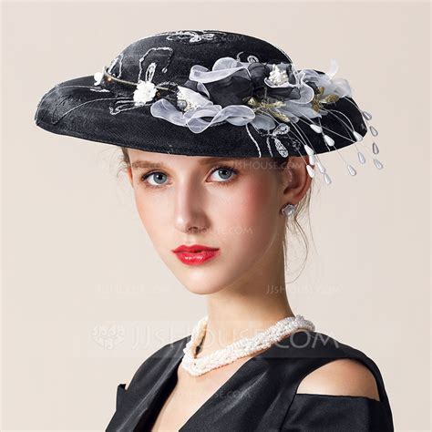 Ladies Elegant Eye Catching Nice Fancy Cambric Beret Hats Tea Party Hats 196174417 Hats
