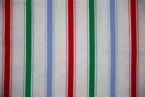 Striped Fabric Texture Green Blue And Red On White Picture Free