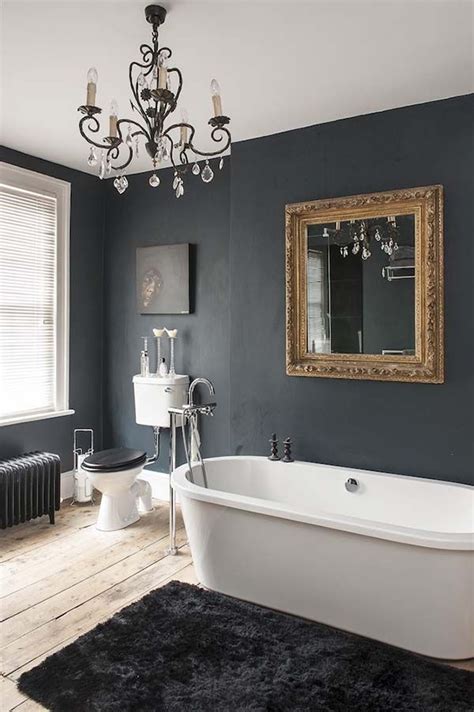44 Absolutely Stunning Dark And Moody Bathrooms Bathroom Design Black