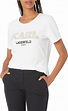 Karl Lagerfeld Paris Camiseta de Manga Corta con Logotipo gráfico para ...