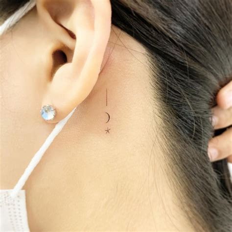 10 Pretty And Dainty Behind The Ears Tattoo Designs Previewph