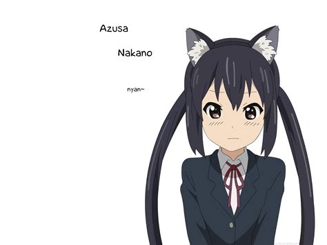 Animal Ears Catgirl K On Nakano Azusa Transparent Vector