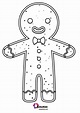 gingerbread men coloring page
