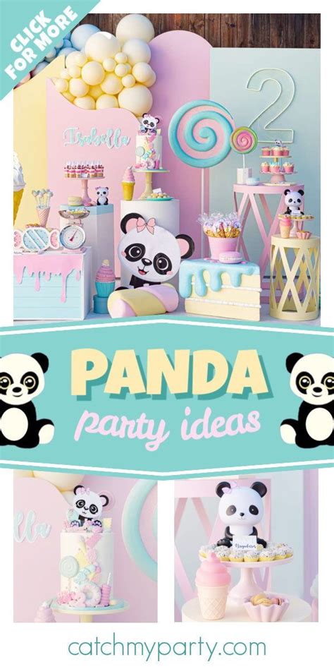 Panda Birthday Theme Panda Themed Party Bear Birthday Party Birthday