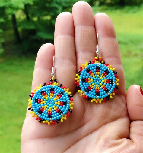 Native American Beaded Earrings Feltoninstitute Com