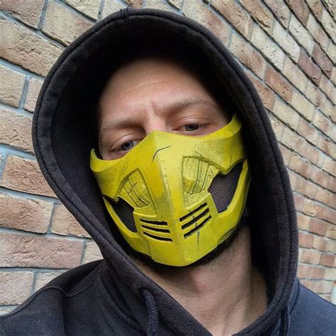 Scorpion Mask From Mortal Kombat X Mortal Kombat X Cool Masks Mask