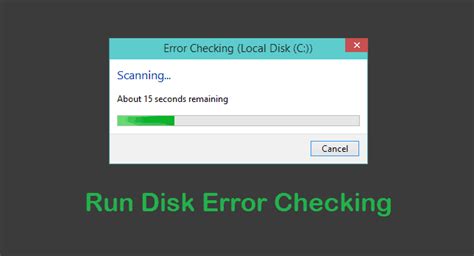 How To Run Disk Error Checking In Windows 10