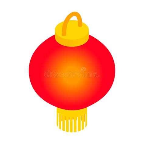 Sitting hedgehog 3d lamp vector model free vector. Red Chinese Lantern Icon, Isometric 3d Style Stock Vector ...