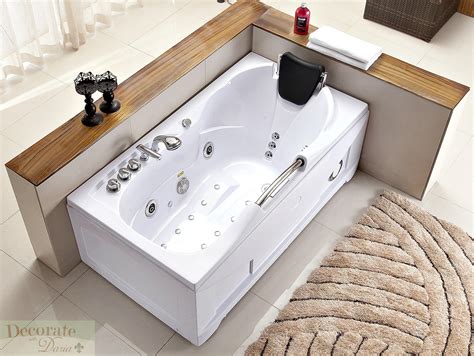 A combination of air and water, or air alone, is forced through the jets and produces a massaging action. 60" WHITE BATHTUB WHIRLPOOL JETTED Hydrotherapy 19 Massage ...