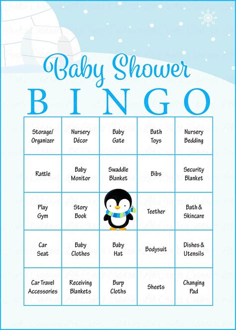 30 Free Printable Baby Bingo Cards For Your Baby Shower 99 Printable