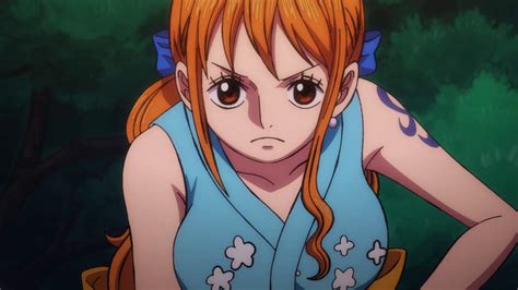 In the manga, this was only mentioned. Nami in episode 923 - One Piece by Berg-anime on DeviantArt