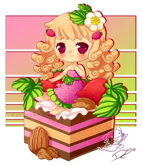 Fruit Brownie Chibi Kawaii Anime Cute Chibi Chibi Anime Kawaii