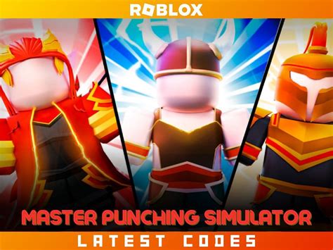 Roblox Master Punching Simulator Codes September 2023 Free Boosts