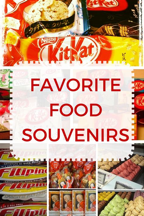 Favorite Food Souvenirs From Around The World The World Is A Book