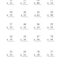 This set is just one of our collections geared towards teaching and practicing multiplication, so make sure to also check out the rest of our multiplication worksheets. Double Digit Multiplication Worksheet