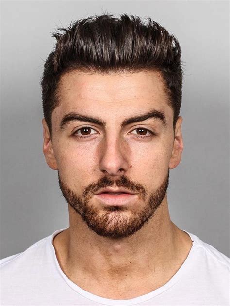 The quiff hairstyle is a medium length hairstyle because of the volume needed on the top of the head. 22 best Brush up Hairstyle for Men images on Pinterest ...