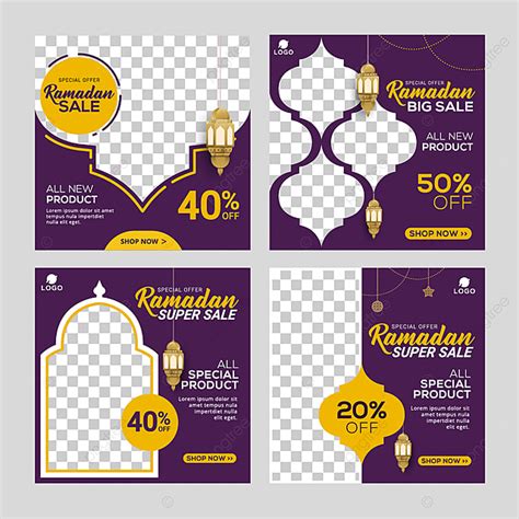 Ramadan Sale Social Media Post Template Banners Ad Template Download On