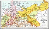 Mapa - Crecimiento y Declive de Prusia [Growth and Decline of Prussia]