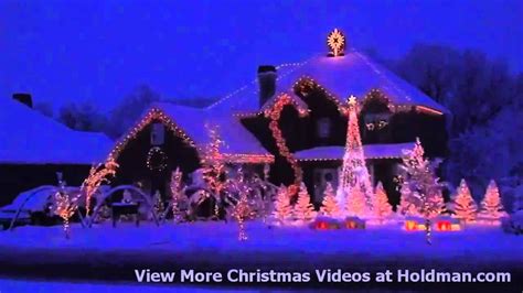 Holdman Christmas Lights Amazing Grace Techno Youtube Christmas Light