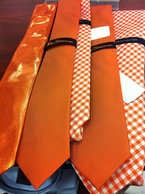 Orange ties for groomsmen - solid burnt orange | Orange tie, Young mens fashion, Orange crush
