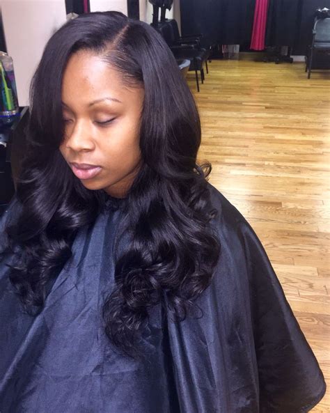 Sew In Weave Hairstyles Side Part