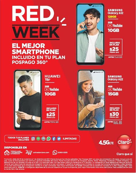 Smartphone Deals Claro El Salvador 30 Noviembre 2021 Ofertas Ahora