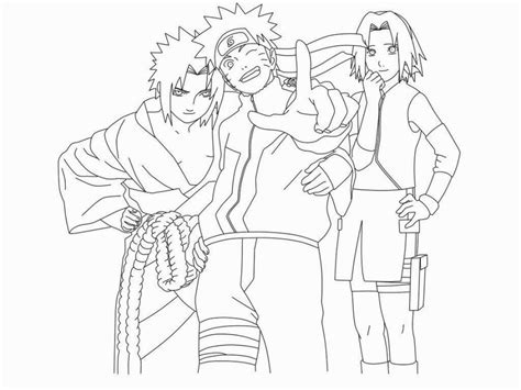 Ausmalbild sasuke uchiha aus naruto ausmalbilder kostenlos zum. Naruto Team 7 Coloring Pages | Anime Art | Malvorlagen ...