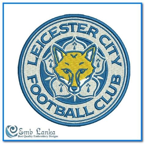 Pin By Emblanka On Sports Logo Machine Embroidery Designs Leicester