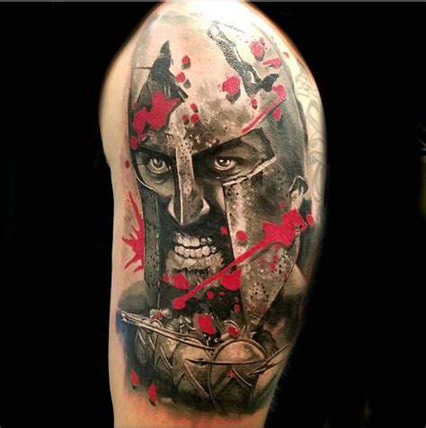 300 Leonidas Spartan Tattoo Follow Me On Instagram Artofbuduo