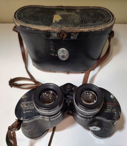 Vintage Selsi Binoculars Light Weight Coated Optics 7x35 8 420ft