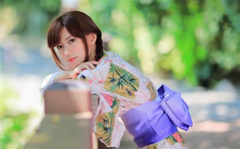 fonds d écran belle fille japonaise kimono été 2560x1600 hd image